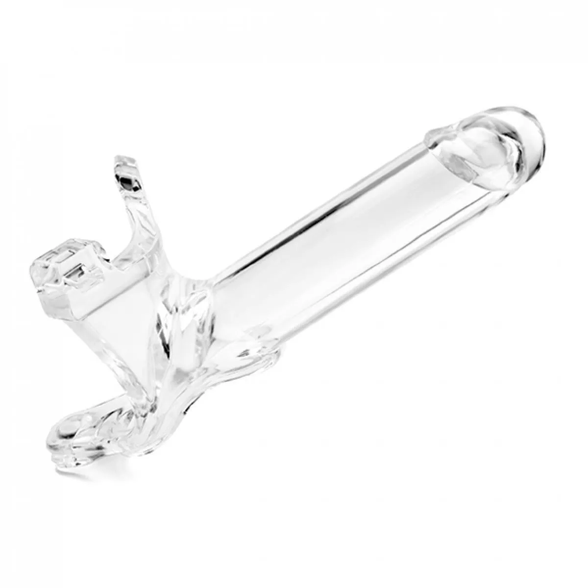 PerfectFit Zoro Knight 6 Inch Hollow Silicone Clear Strap-on