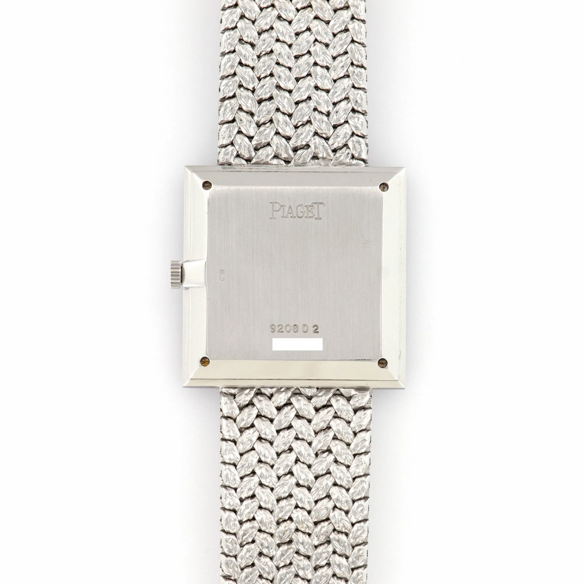Piaget White Gold Diamond & Onyx Watch