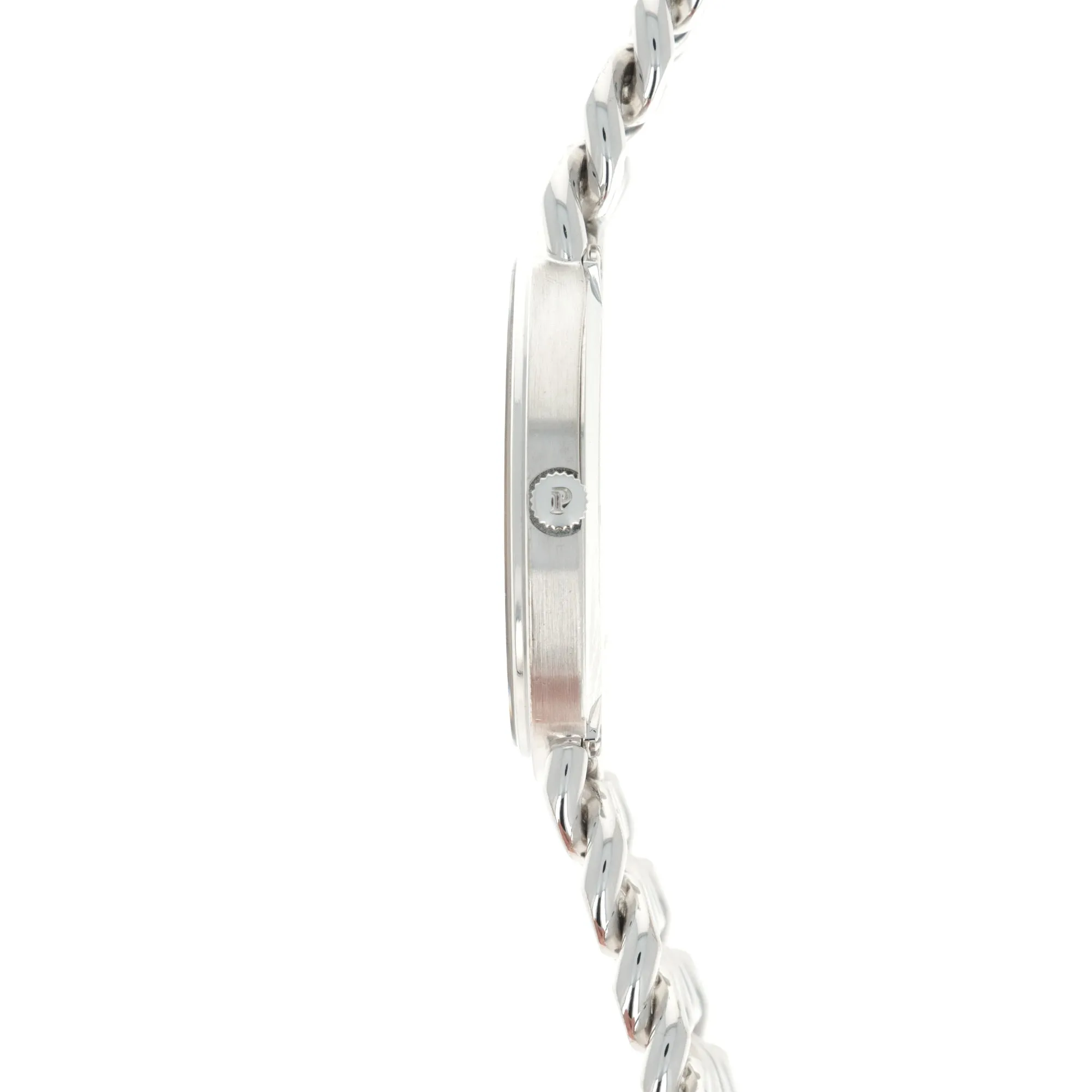 Piaget White Gold Lapis Link Bracelet Watch