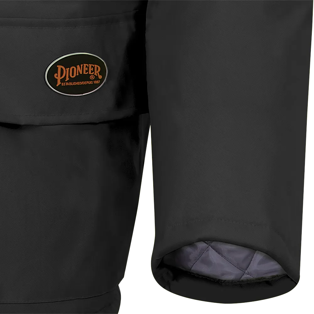 Pioneer 5031BK Black Waterproof Quilted Safety Parka
