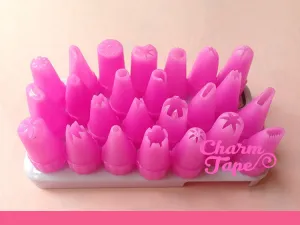 Plastic Piping Tips (Bigger Size) - For Deco Cream 24 pieces