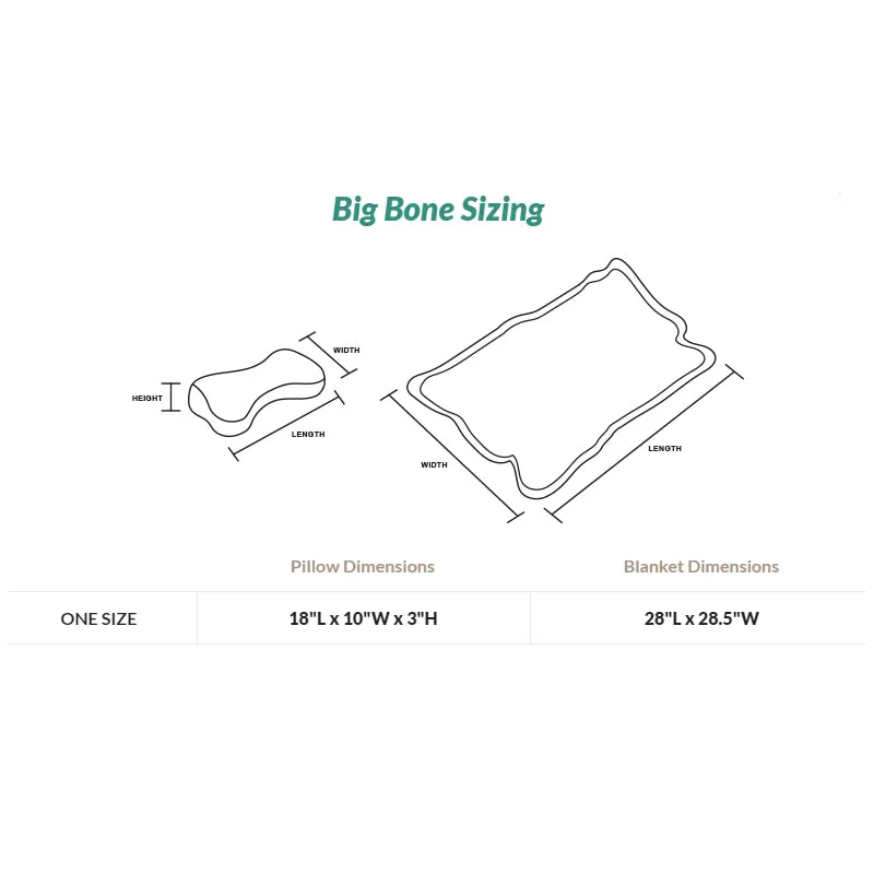 PLAY - Cushion Blanket - Big Bone - Brown
