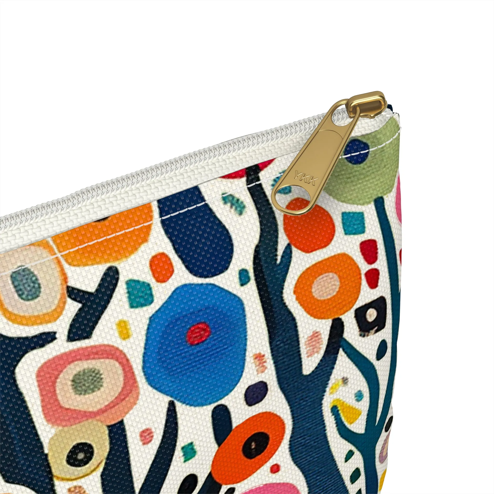 Poppy Forest Accessory Pouch - Keep Your Essentials Bold and Beautiful! Available in 2 sizes.