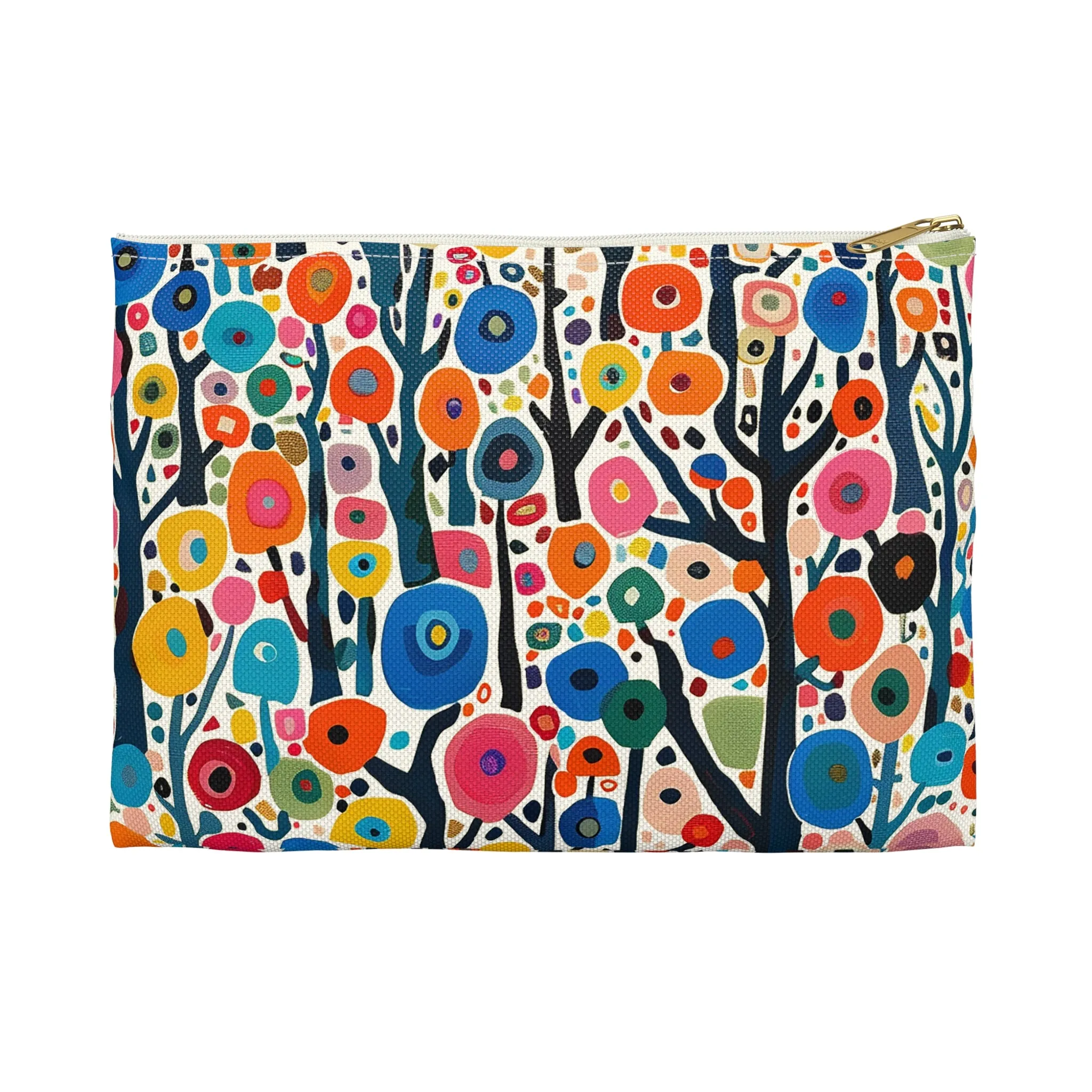 Poppy Forest Accessory Pouch - Keep Your Essentials Bold and Beautiful! Available in 2 sizes.