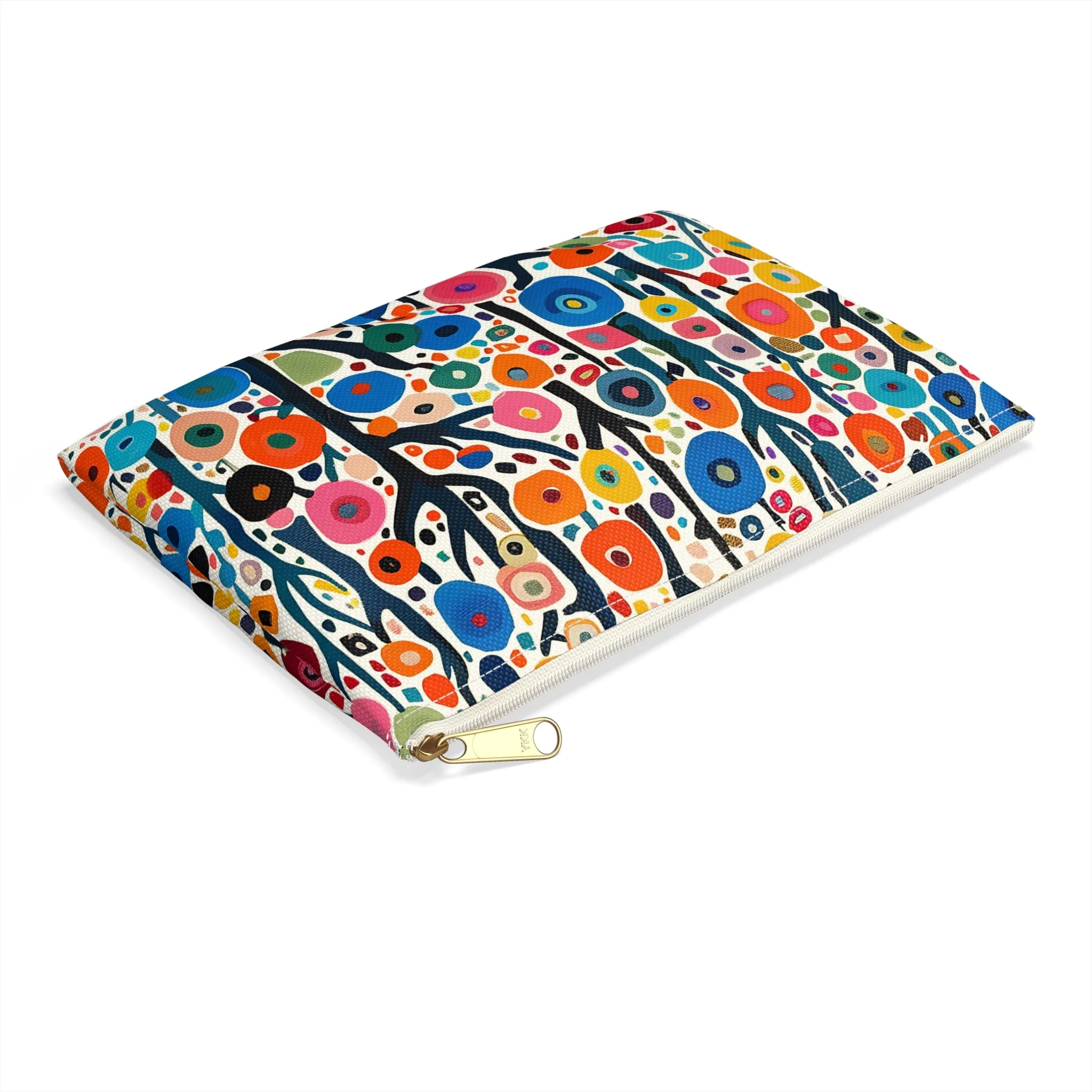 Poppy Forest Accessory Pouch - Keep Your Essentials Bold and Beautiful! Available in 2 sizes.