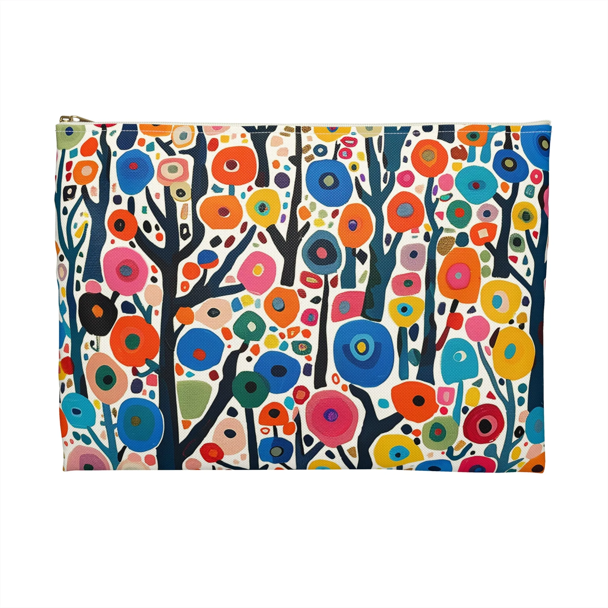Poppy Forest Accessory Pouch - Keep Your Essentials Bold and Beautiful! Available in 2 sizes.