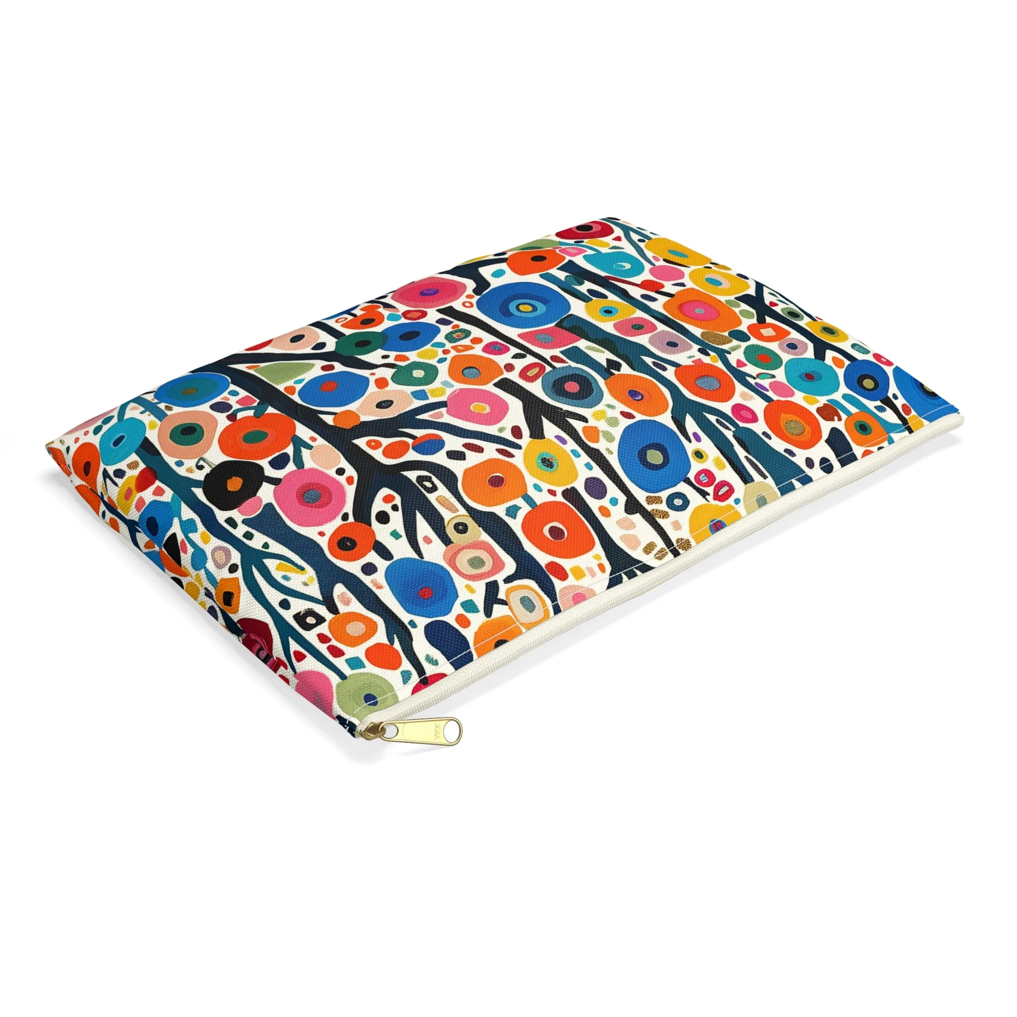 Poppy Forest Accessory Pouch - Keep Your Essentials Bold and Beautiful! Available in 2 sizes.