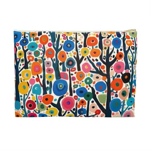 Poppy Forest Accessory Pouch - Keep Your Essentials Bold and Beautiful! Available in 2 sizes.
