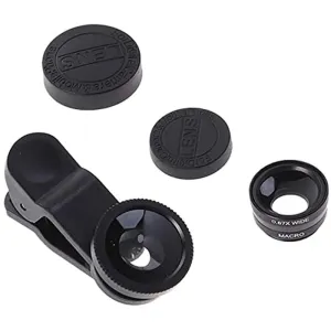 Portable 3-in-1 Fisheye Camera Lens for Smartphone