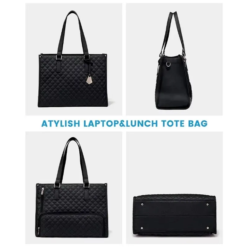 Portable Lunch Tote Bag for Women Multi Purpose Insulated Lunch Shoulder Pouch Makeup Bag Durable Waterproof Travel Bag 2025 New