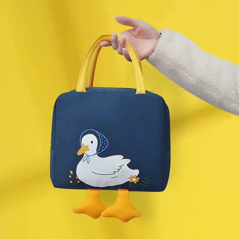 Portable Lunch Tote Bag for Women Multi Purpose Insulated Lunch Shoulder Pouch Makeup Bag Durable Waterproof Travel Bag 2025 New