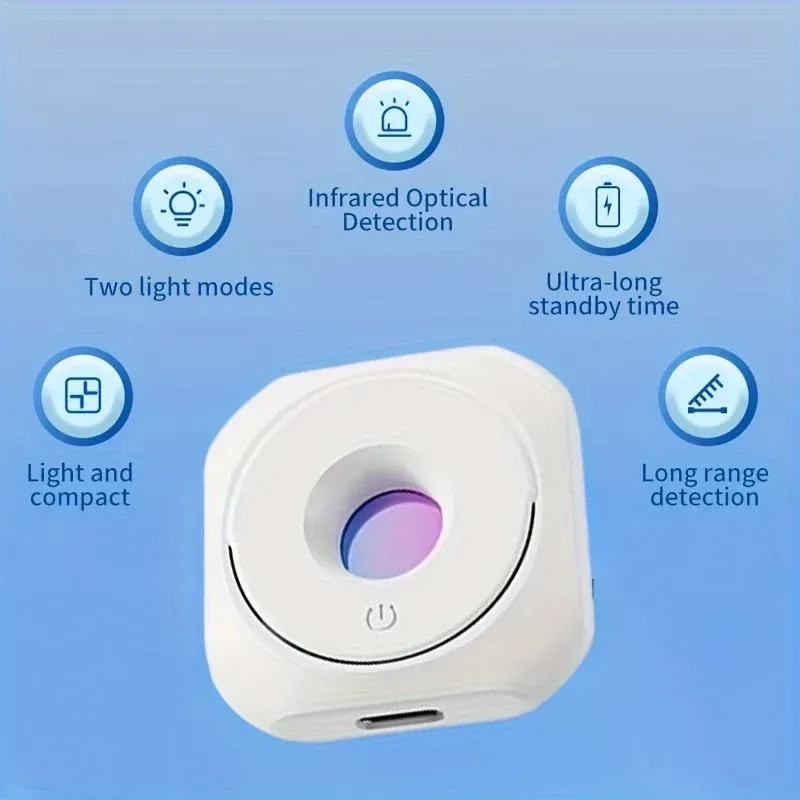 Portable Pinhole Hidden Lens Detect Finder Hidden Camera Detector for Hotel Anti Peeping Device anti Surveillance Inspection