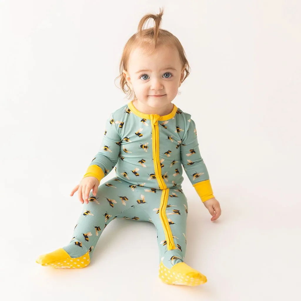 Posh Peanut Spring Bee Convertible Zippered One Piece