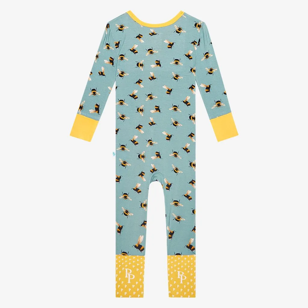Posh Peanut Spring Bee Convertible Zippered One Piece