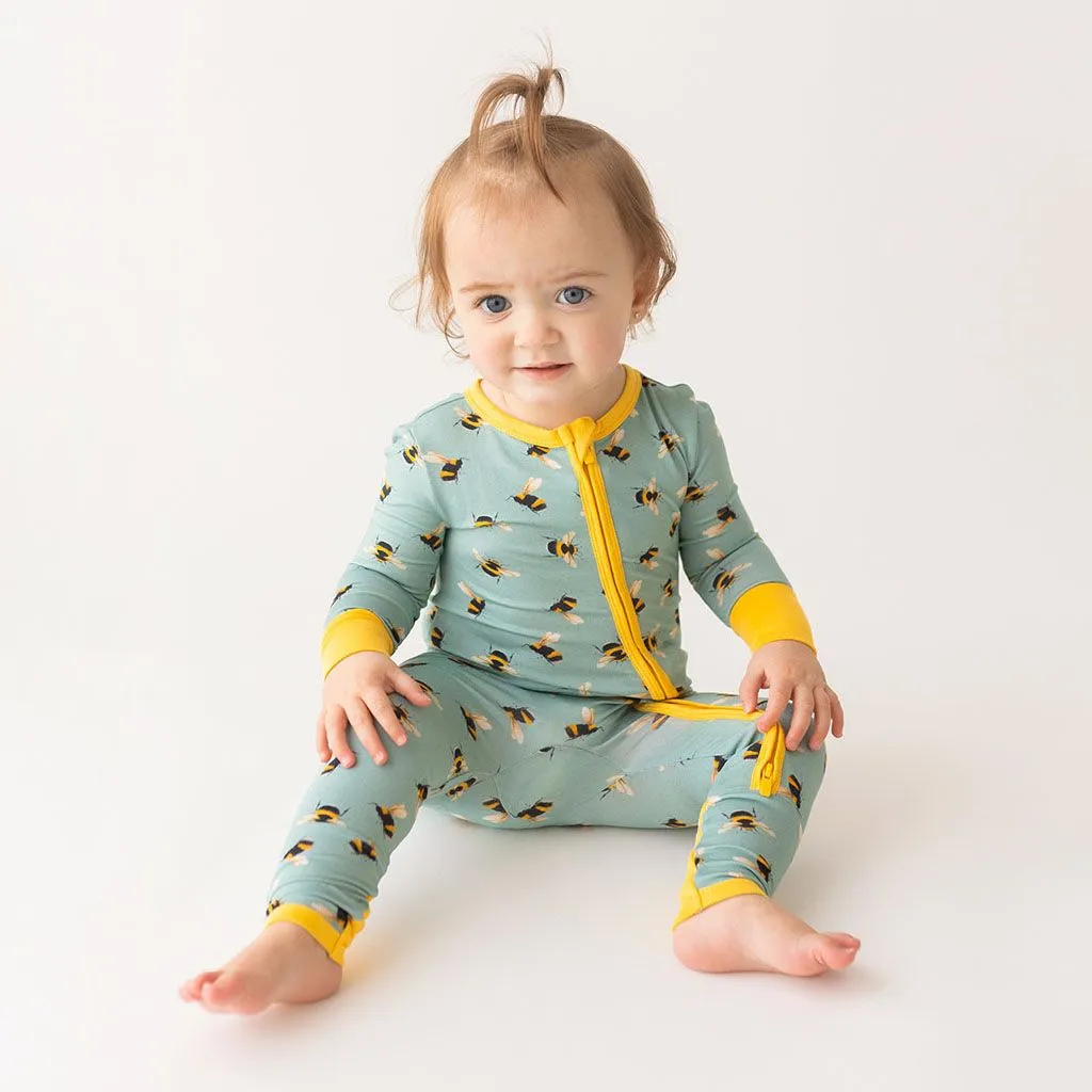 Posh Peanut Spring Bee Convertible Zippered One Piece