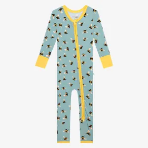 Posh Peanut Spring Bee Convertible Zippered One Piece