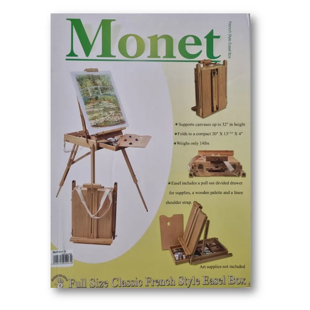 Prime Art Easel Wooden French Box Style (EA2)