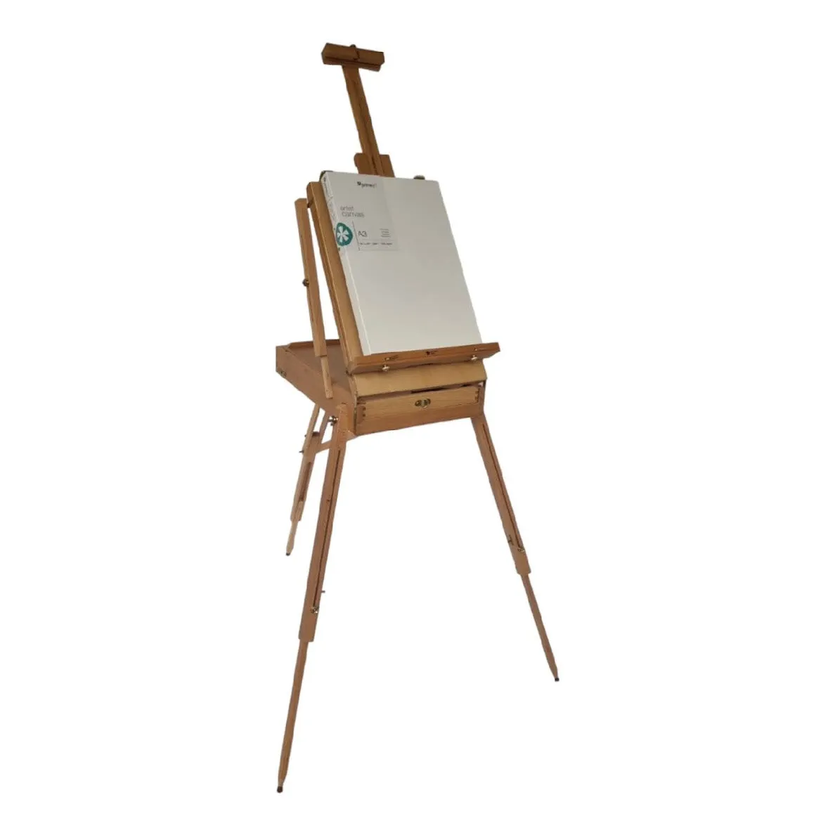 Prime Art Easel Wooden French Box Style (EA2)