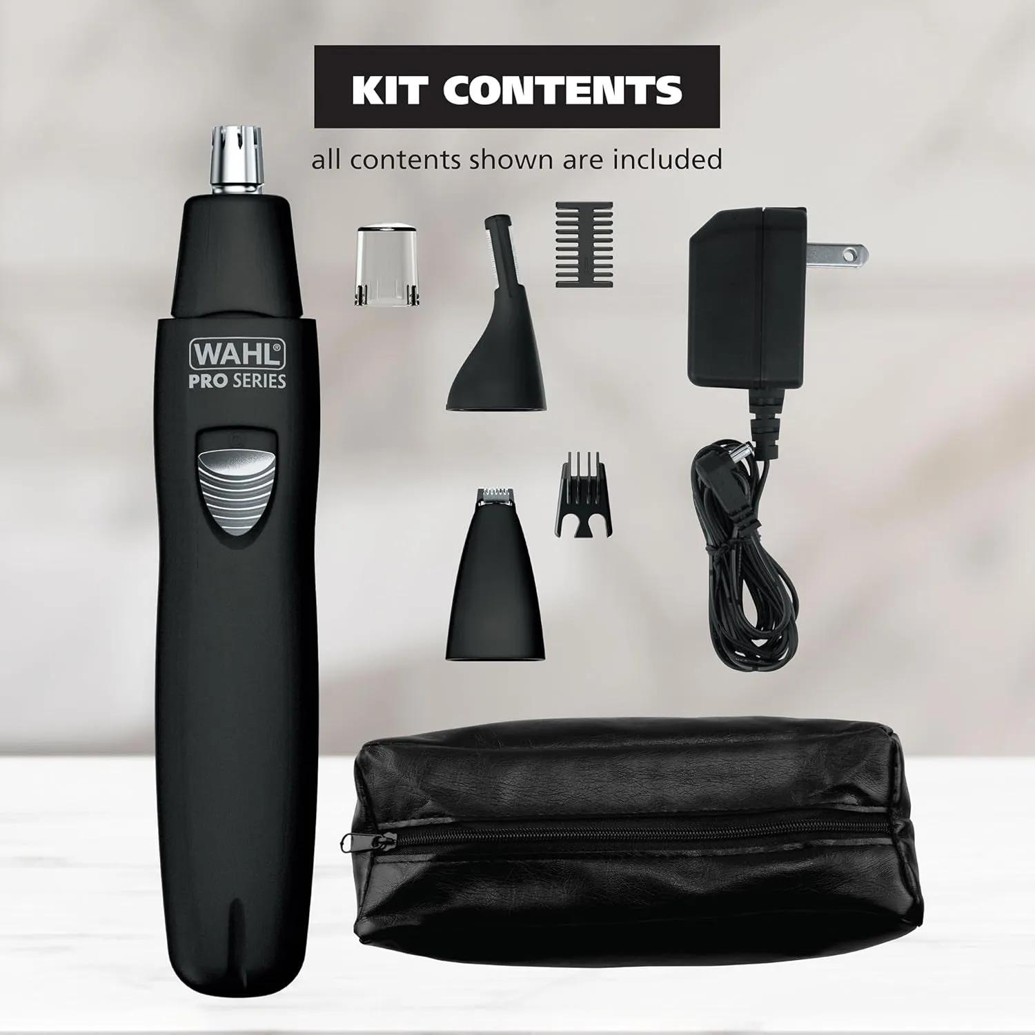 Pro Series® Rechargeable Eyebrow, Ear & Nose Hair Trimmer for Men – Painless Dualtech® Eyebrow Trimmer & Facial Hair Removal Device – Model 3025656