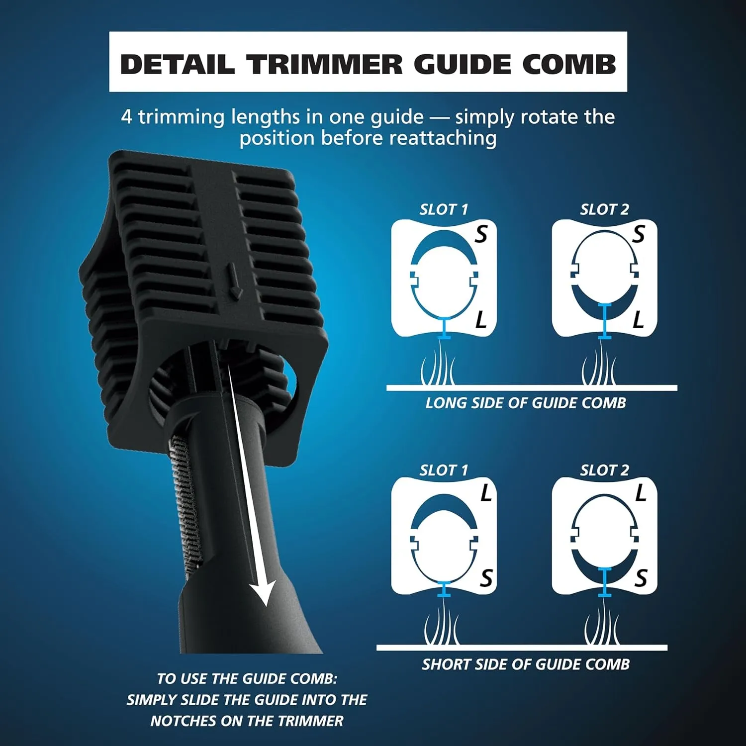 Pro Series® Rechargeable Eyebrow, Ear & Nose Hair Trimmer for Men – Painless Dualtech® Eyebrow Trimmer & Facial Hair Removal Device – Model 3025656
