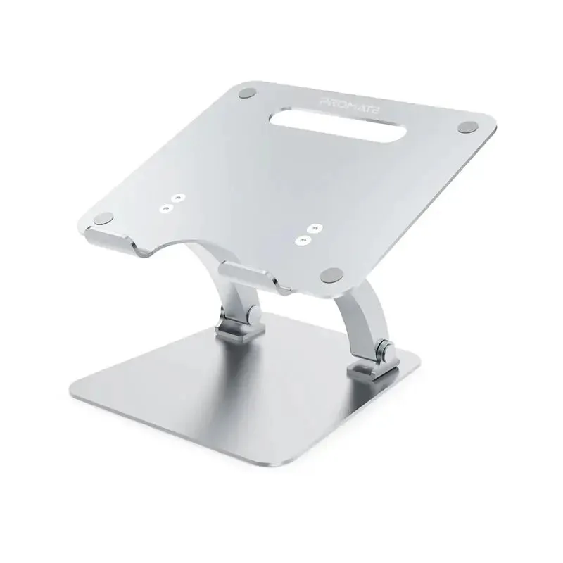 Promate, DeskMate-7, Ergonomic Multi-Level Aluminum Laptop Stand - Grey