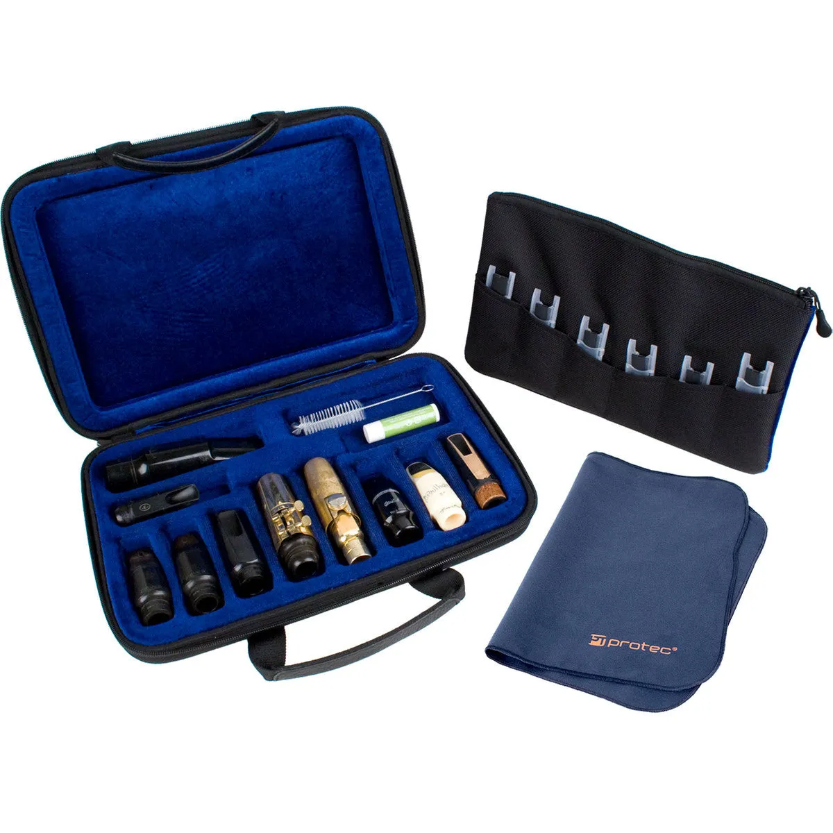 Protec Woodwind Mouthpiece Case - Nylon, 10-Piece