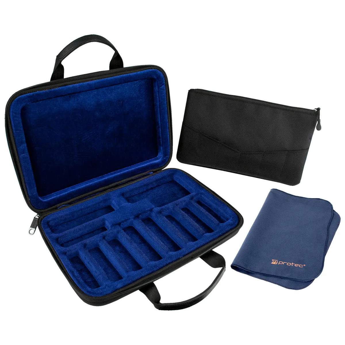 Protec Woodwind Mouthpiece Case - Nylon, 10-Piece