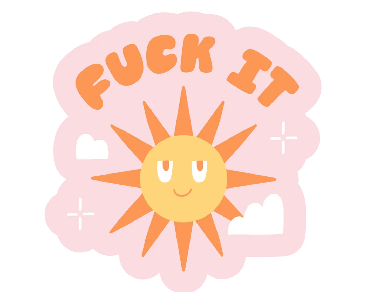 "f*** It" Vinyl Sticker