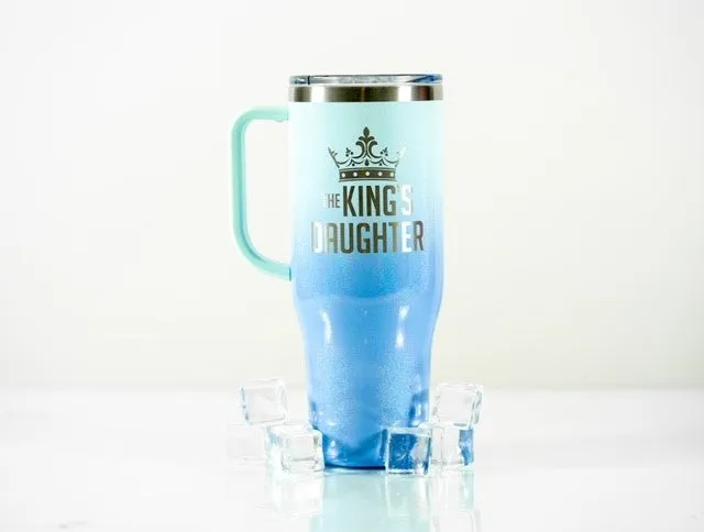 "The King's Daughter" 40 oz Charger - Seaside Magic Glitter