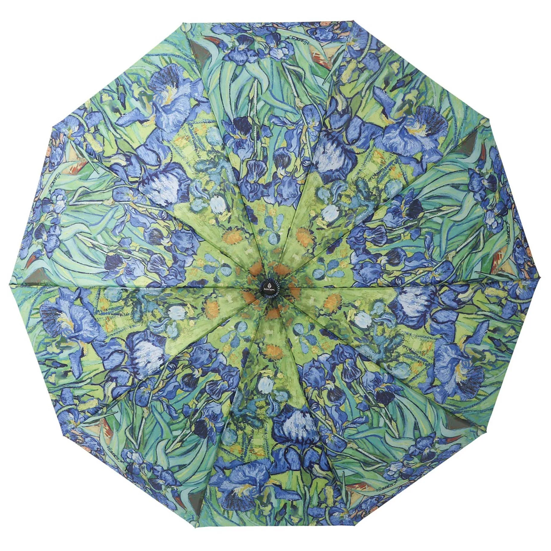 Rain Umbrella | van Gogh Irises Folding Travel Umbrella