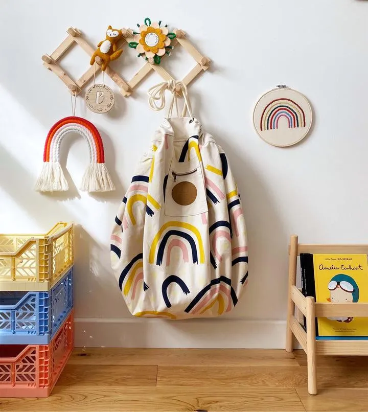 Rainbows and Stars Printed Play Pouch