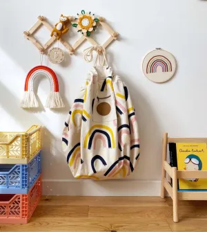 Rainbows and Stars Printed Play Pouch