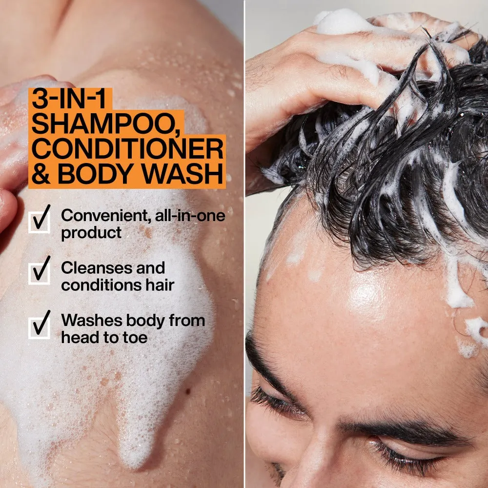 Redken Brews 3-in-1 Shampoo 300ml