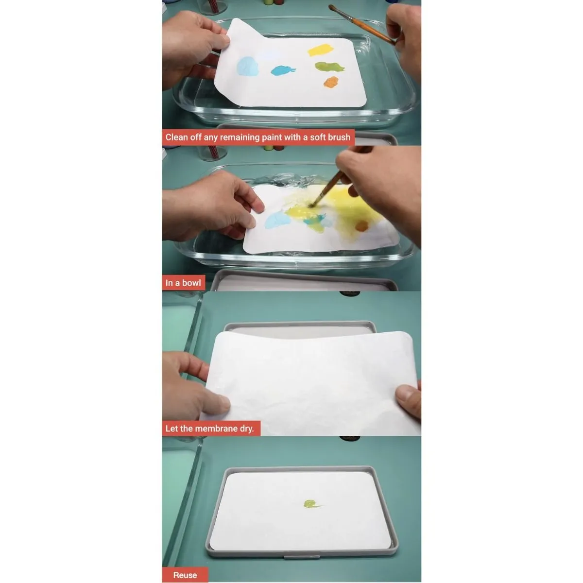 Reusable Hydration Membranes for Everlasting Wet Palette Studio XL v1 & 2