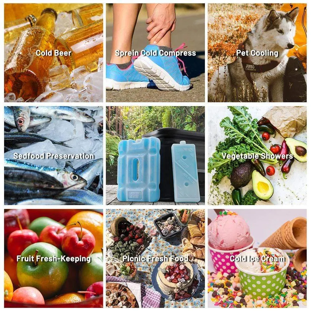 Reusable Ice Pack Long-Lasting Cooler Freezer Packs