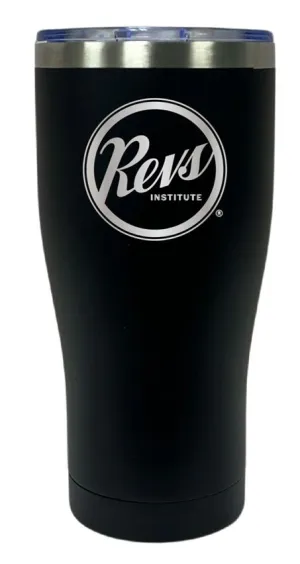 Revs Institute Stainless Steel Black Tumbler