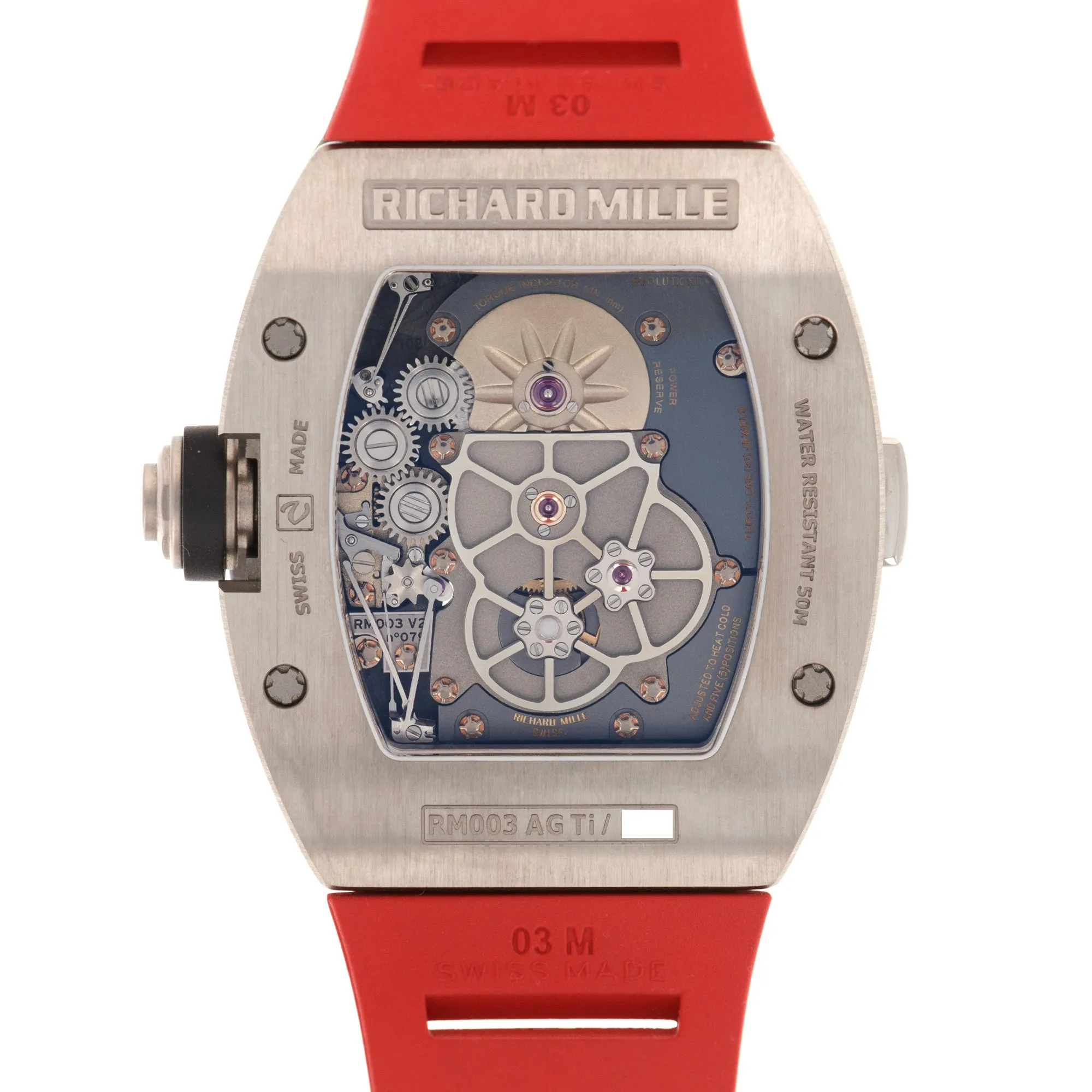 Richard Mille Titanium Tourbillon Watch Ref. RM003