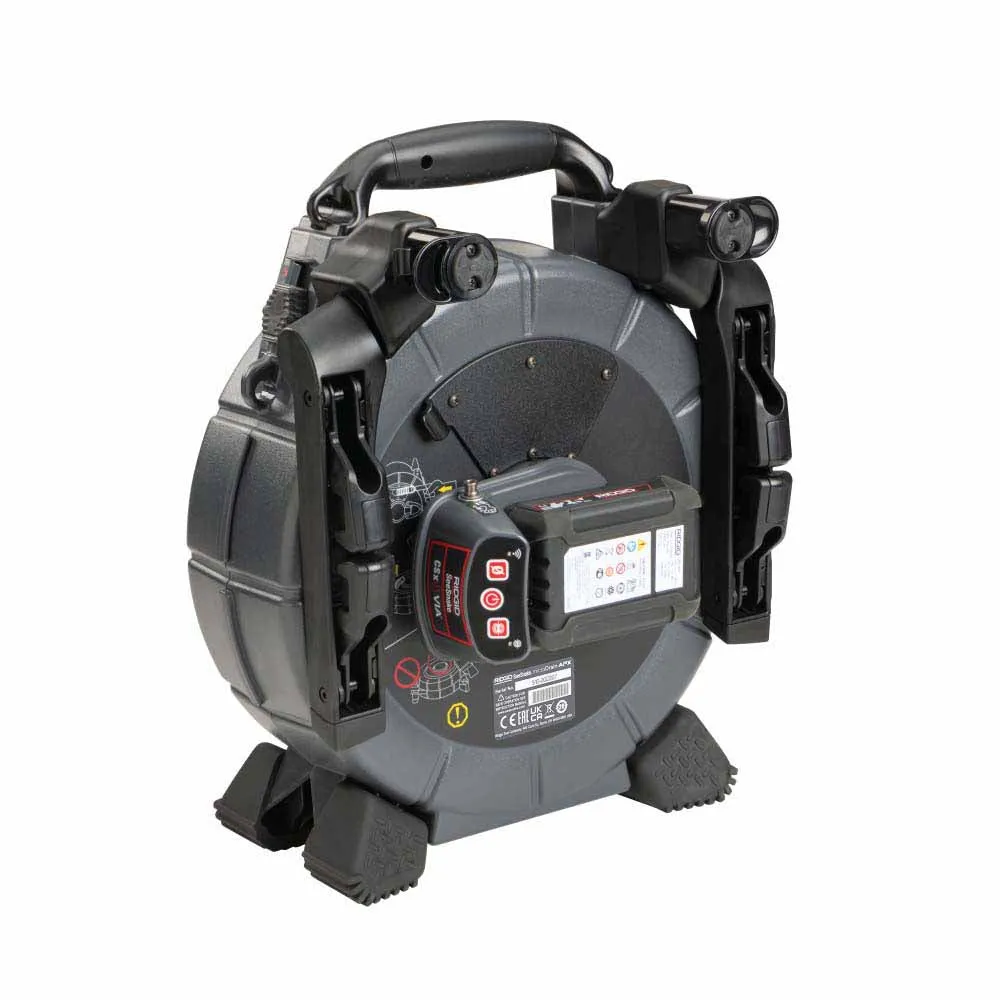 Ridgid 80653 SeeSnake mircroDRAIN APX & CSx Via System with TruSense - 1 Battery and 1 Charger Included