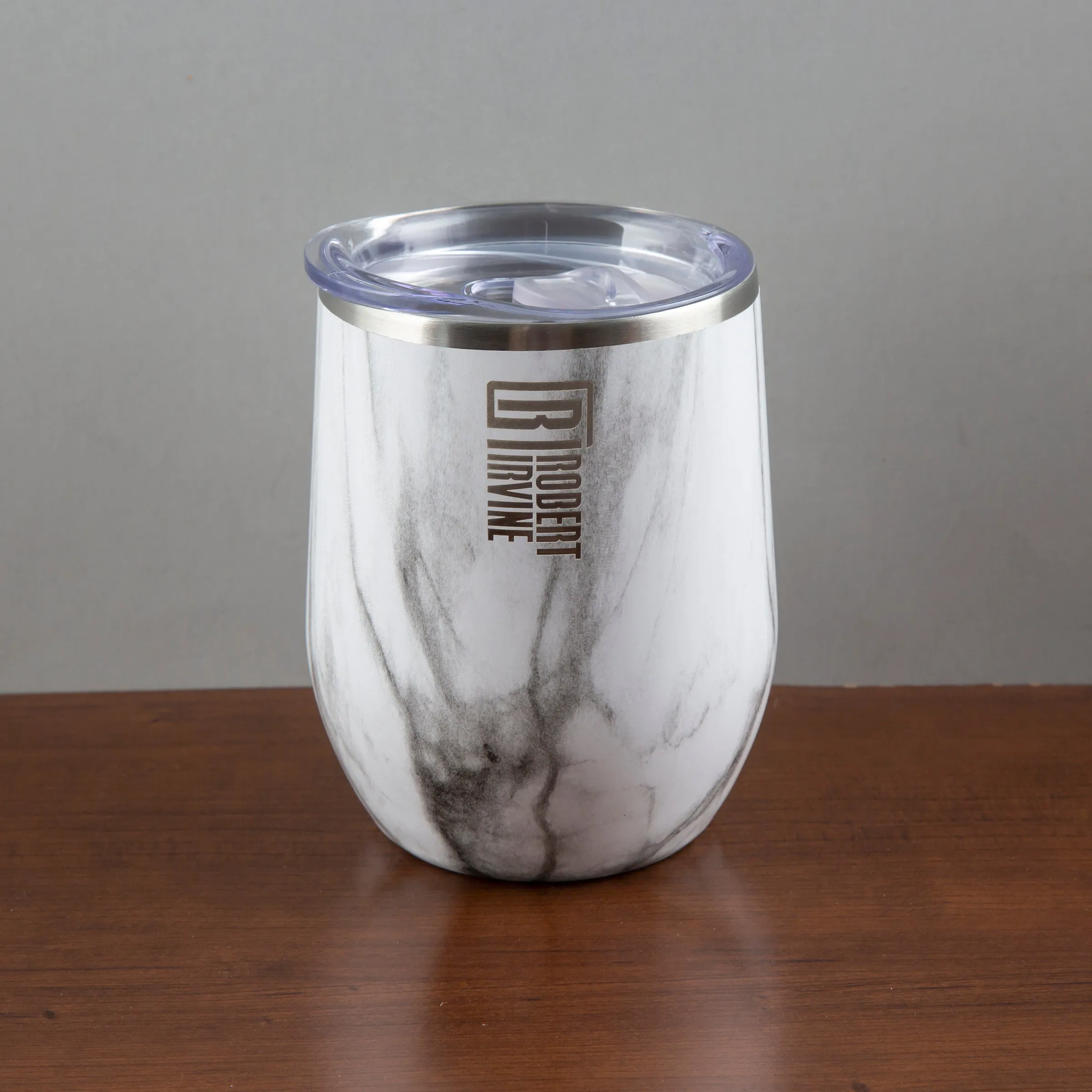 Robert Irvine 12 Oz Marble Wine Tumbler