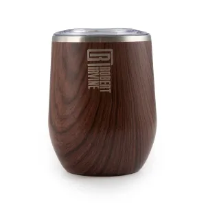 Robert Irvine 12 Oz Wood Wine Tumbler