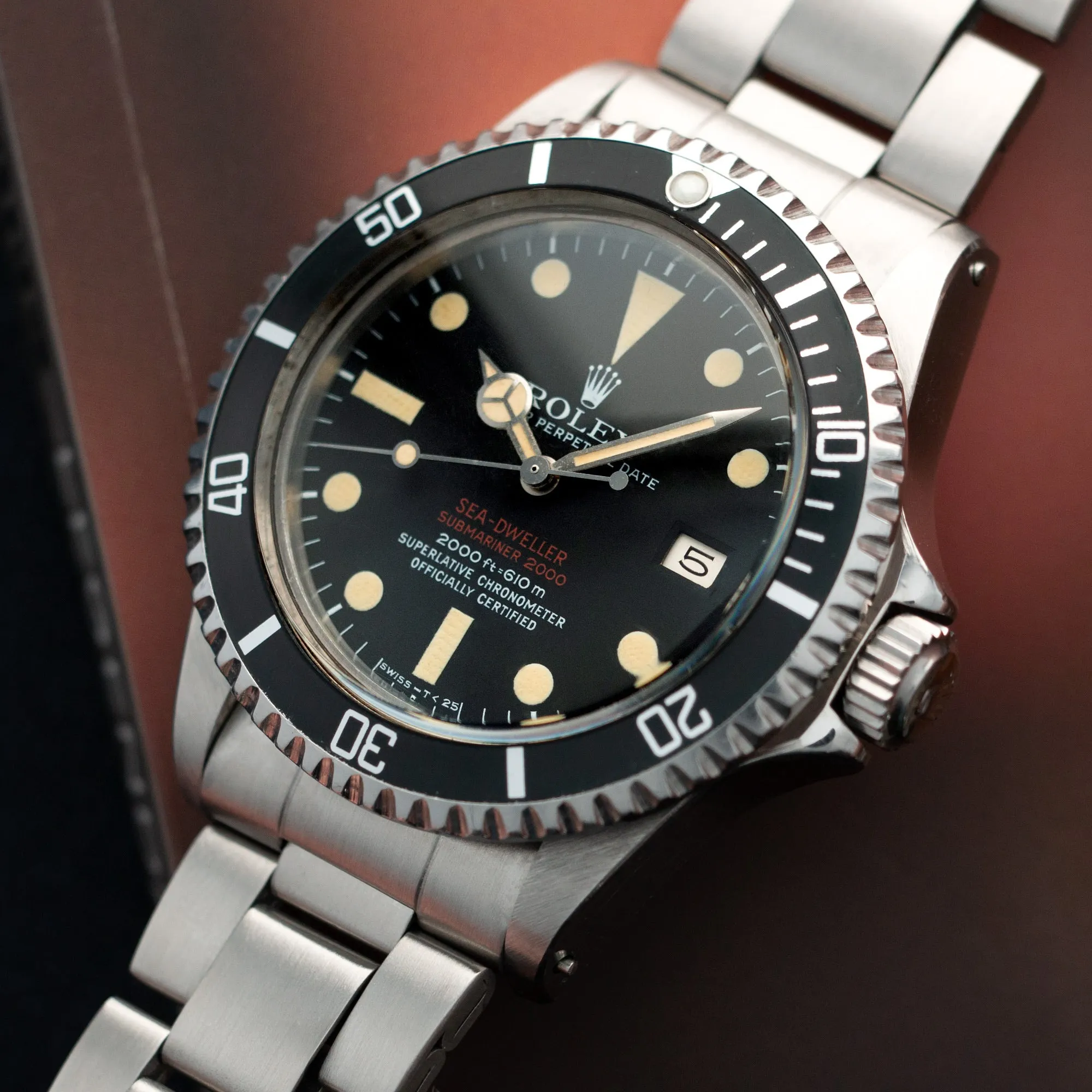 Rolex Double Red Seadweller Watch Ref. 1665