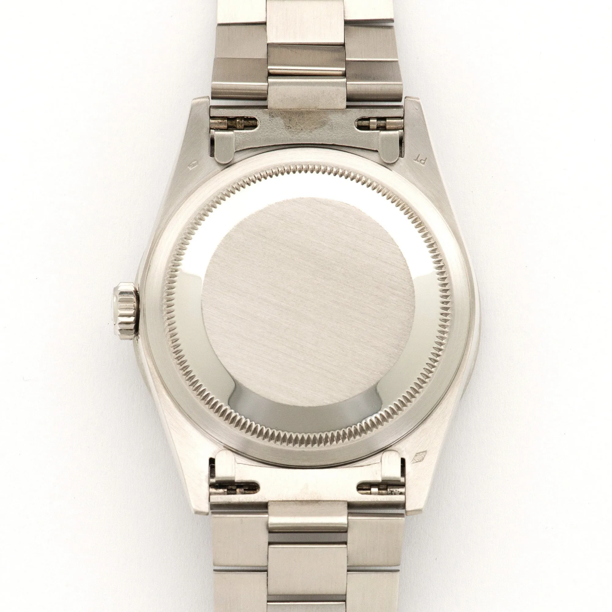 Rolex Platinum Day-Date Baguette Diamond Watch Ref. 18366