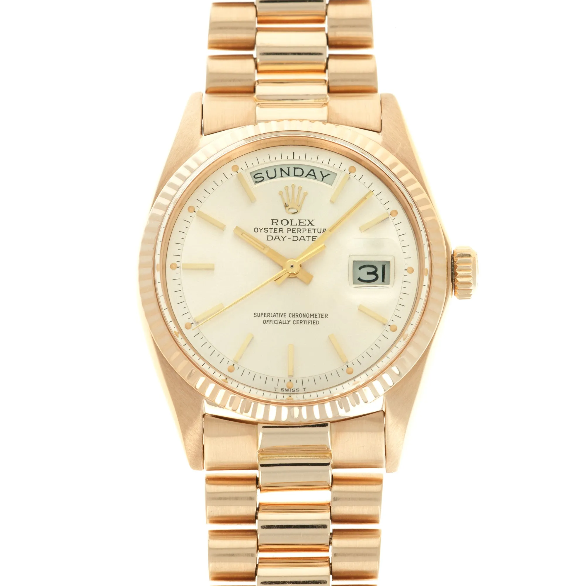 Rolex Rose Gold Day-Date Watch Ref. 1803, from 1969