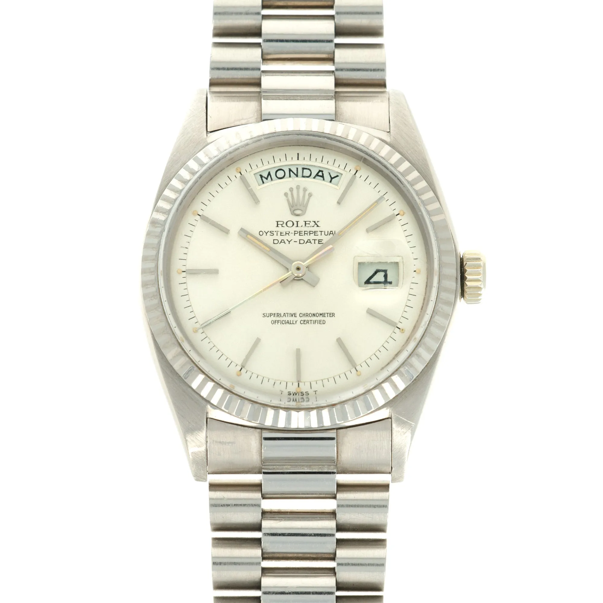 Rolex White Gold Day-Date Watch Ref. 1803