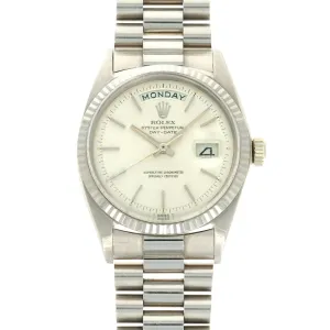 Rolex White Gold Day-Date Watch Ref. 1803