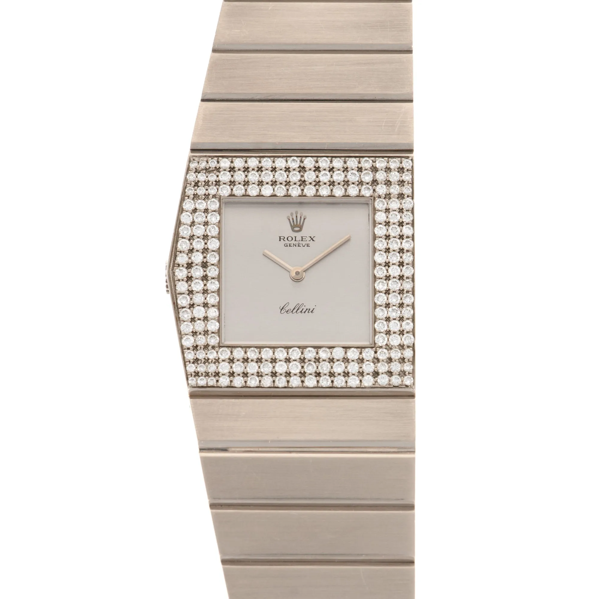 Rolex White Gold King Midas Diamond Watch Ref. 4609