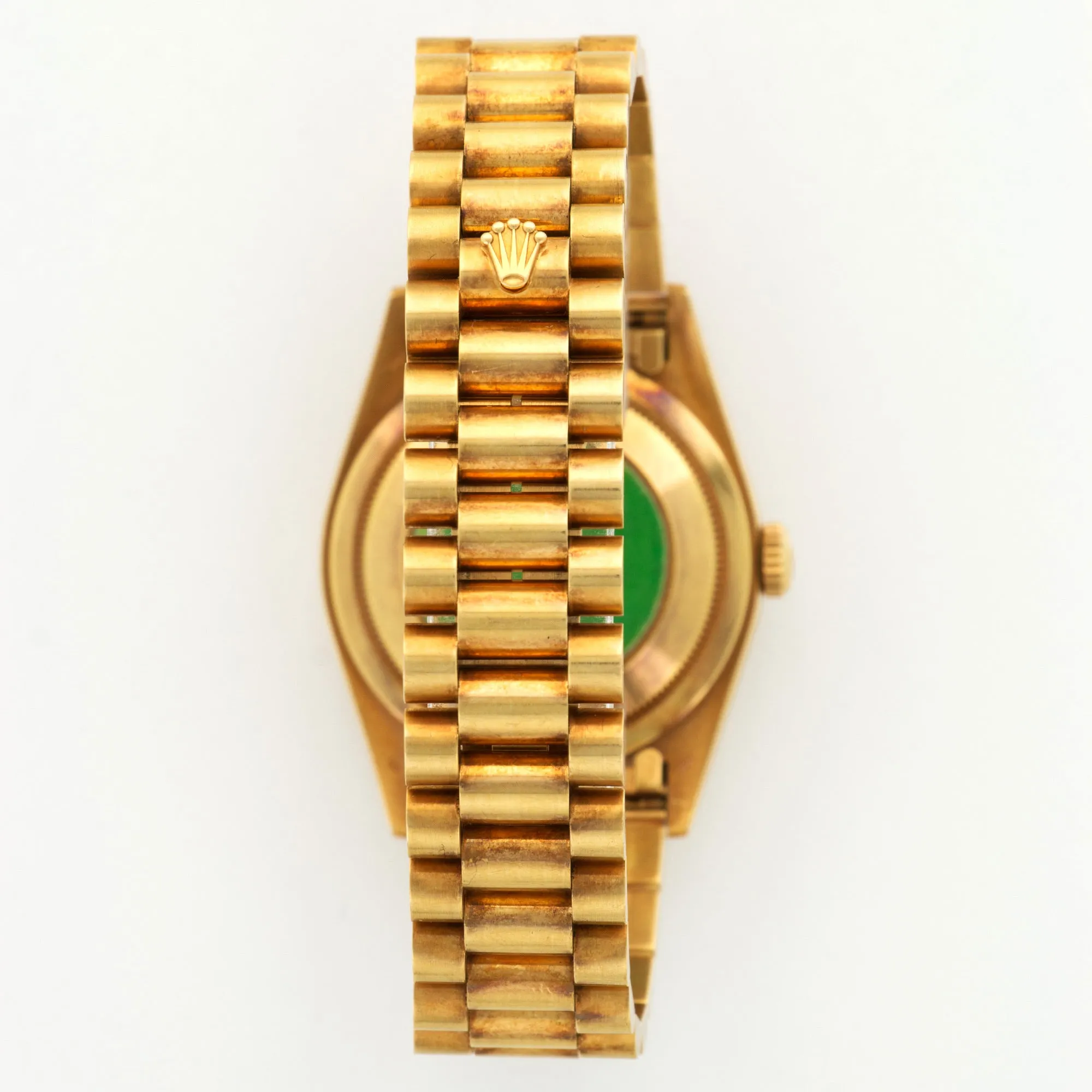 Rolex Yellow Gold Day-Date Baguette Diamond Watch