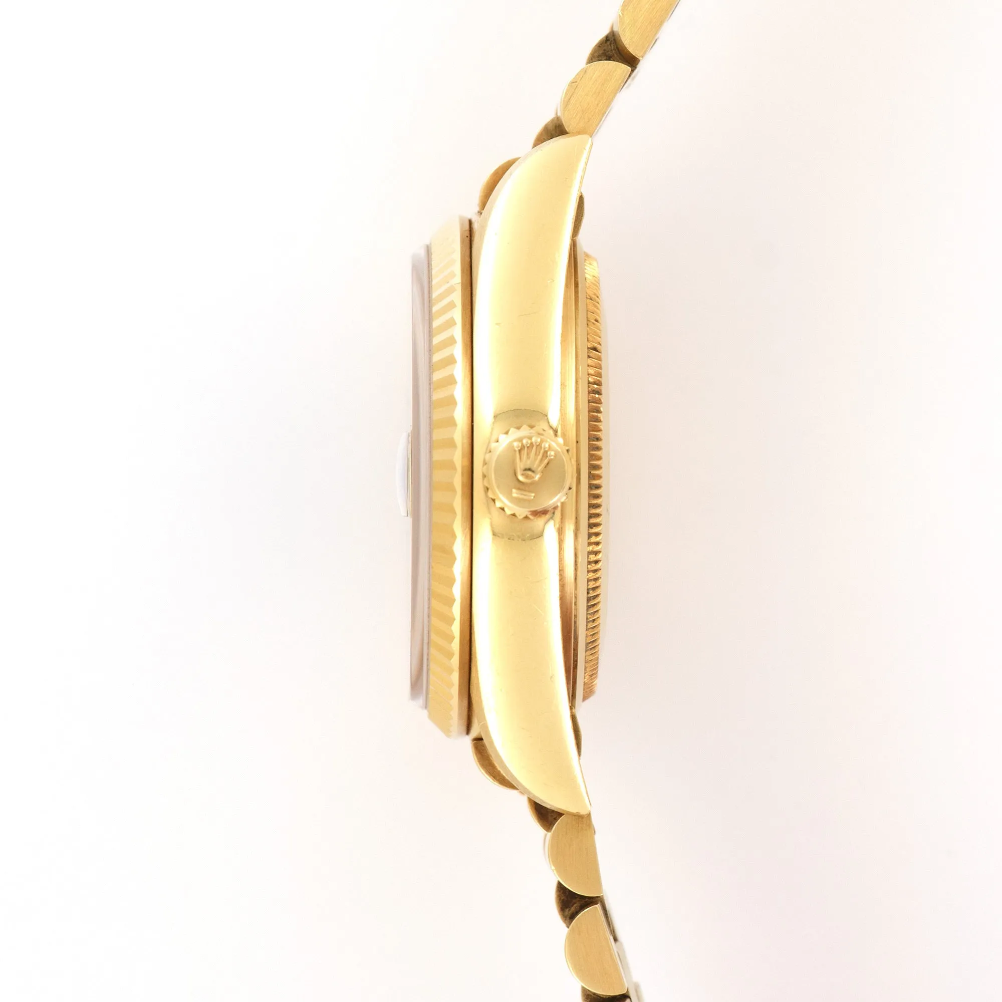Rolex Yellow Gold Day-Date Wood Dial Watch Ref. 18038