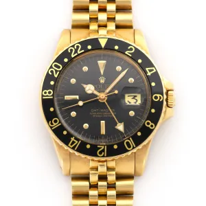 Rolex Yellow Gold GMT-Master Ref. 1675