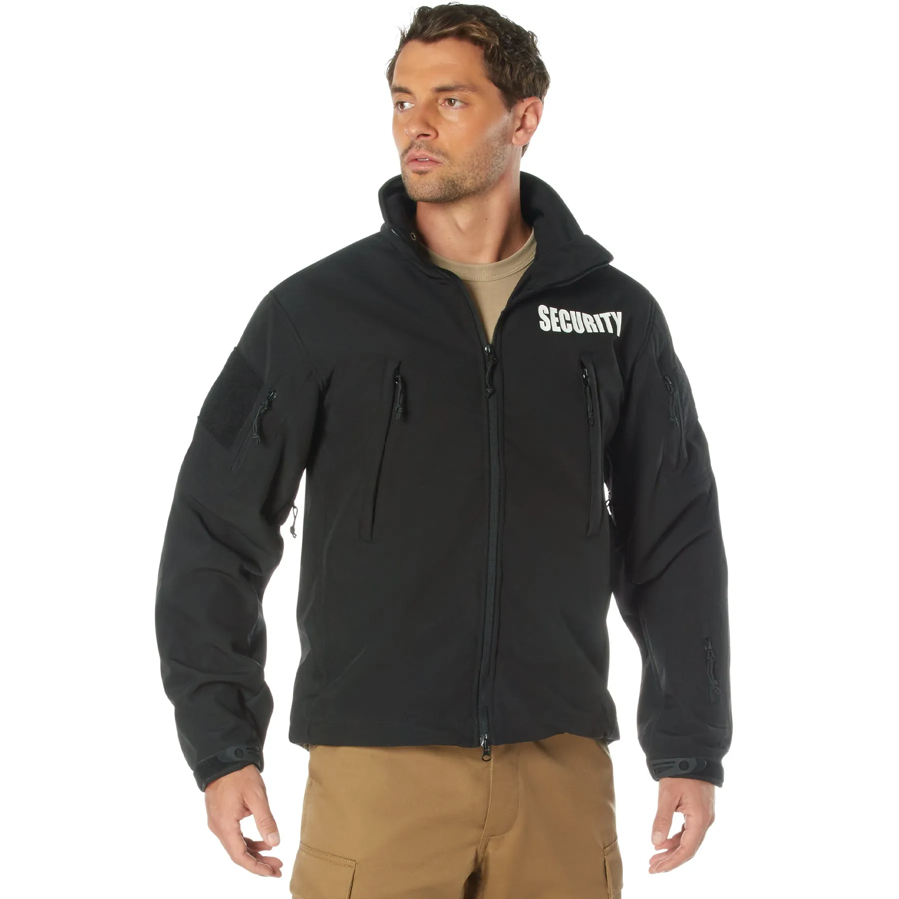 Rothco Spec Ops Soft Shell Security Jacket - Black